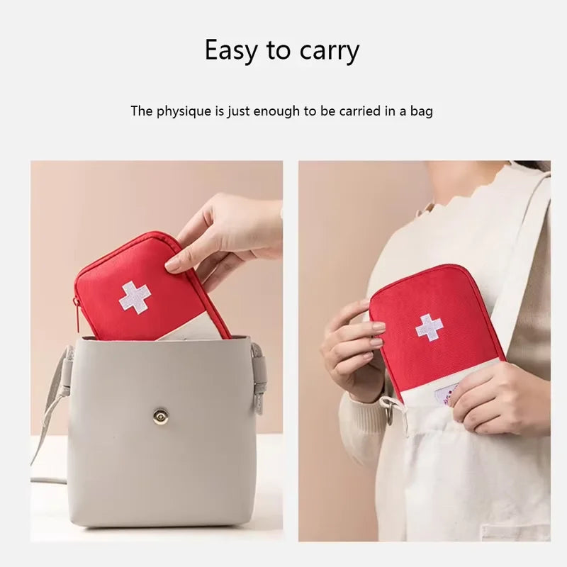 Travel Medicine Bag Pill Storage Pouch Outdoor Essentials Emergency Survival Bag Mini First-aid Kit Portable Home Storage Bag by Passport Outfitters