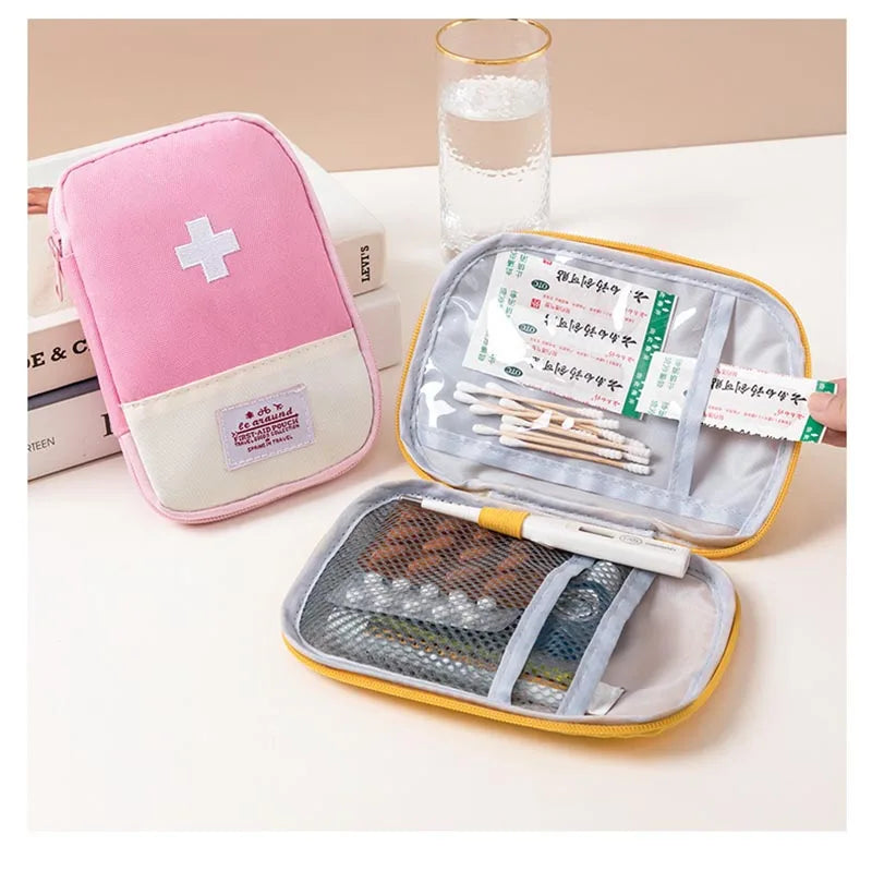 Travel Medicine Bag Pill Storage Pouch Outdoor Essentials Emergency Survival Bag Mini First-aid Kit Portable Home Storage Bag by Passport Outfitters