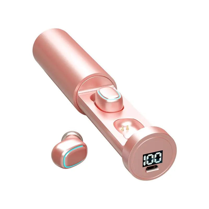 C1 Waterproof Bluetooth Earbuds  V5.1 With Charging Bin Display Touch Control