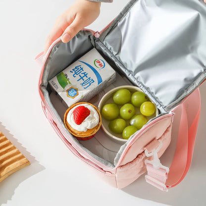 New Nylon Portable Lunch Bag Reusable Multi-functional Insulated Lunch Box Leakproof Insulated Bag Women Special Purpose Bags by Passport Outfitters