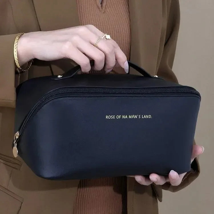 Makeup Organizer Female Toiletry Kit Bag Make Up Case Storage Pouch Luxury Lady Box, Cosmetic Bag, Organizer Bag For Travel Zip by Passport Outfitters