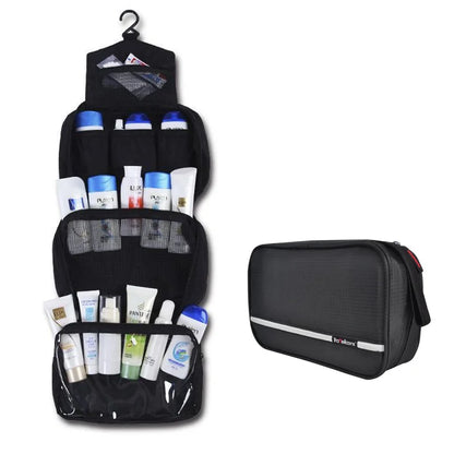 New Hanging Toiletry Bag Travel Toiletry Wash Organizer Kit for Men Women Cosmetics Make Up Sturdy Hanging Hook Shower Bags by Passport Outfitters