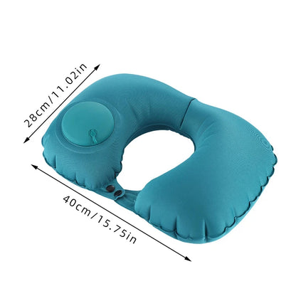 Travel Neck Inflatable U-shaped  Foldable Airplane Pillow - Passport Outfitters Apparel 