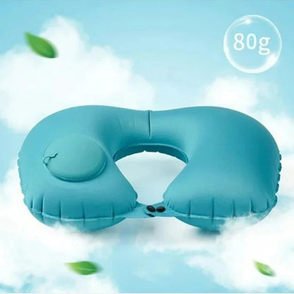 Travel Neck Inflatable U-shaped  Foldable Airplane Pillow - Passport Outfitters Apparel 