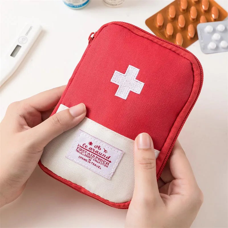 Travel Medicine Bag Pill Storage Pouch Outdoor Essentials Emergency Survival Bag Mini First-aid Kit Portable Home Storage Bag by Passport Outfitters