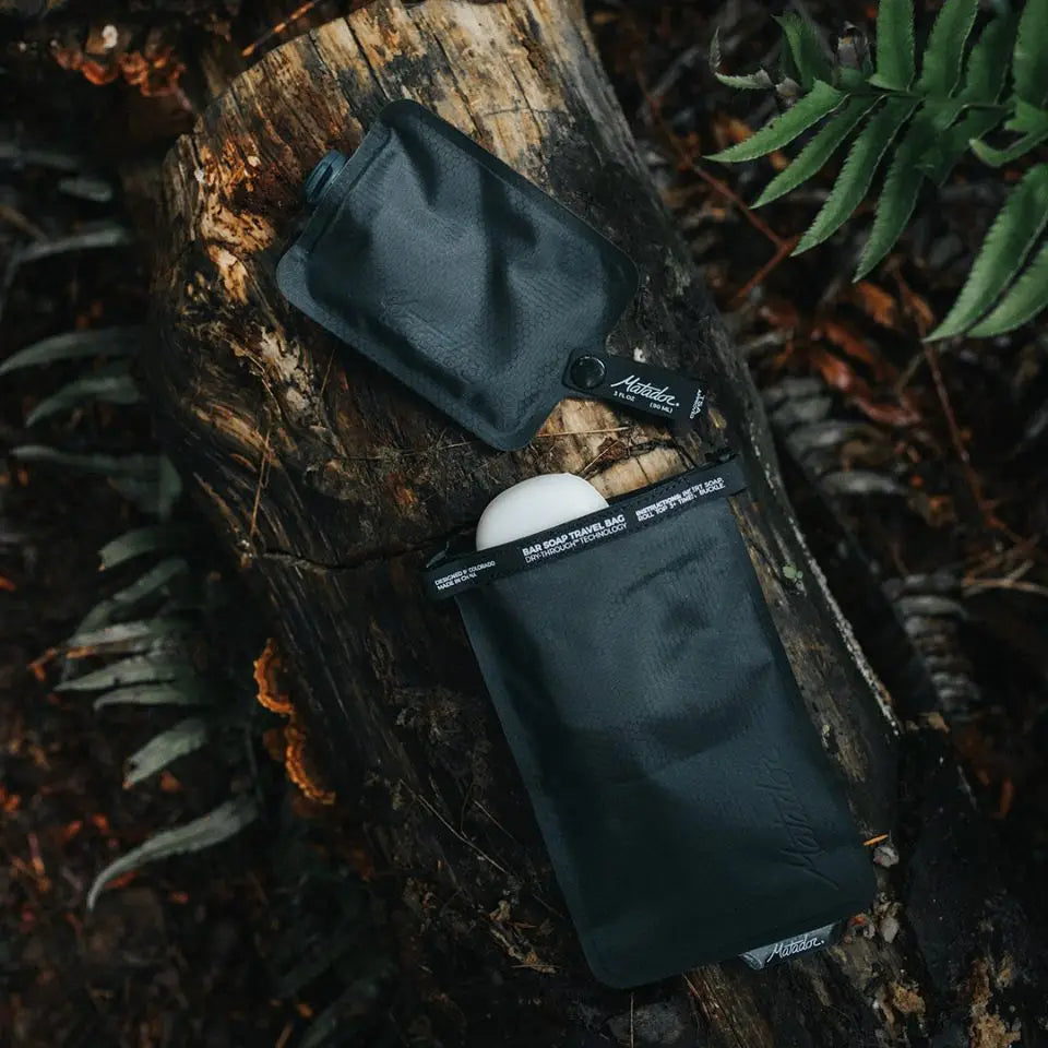 Matador FlatPak Waterproof Soap Bar Case - Black - Passport Outfitters Apparel 