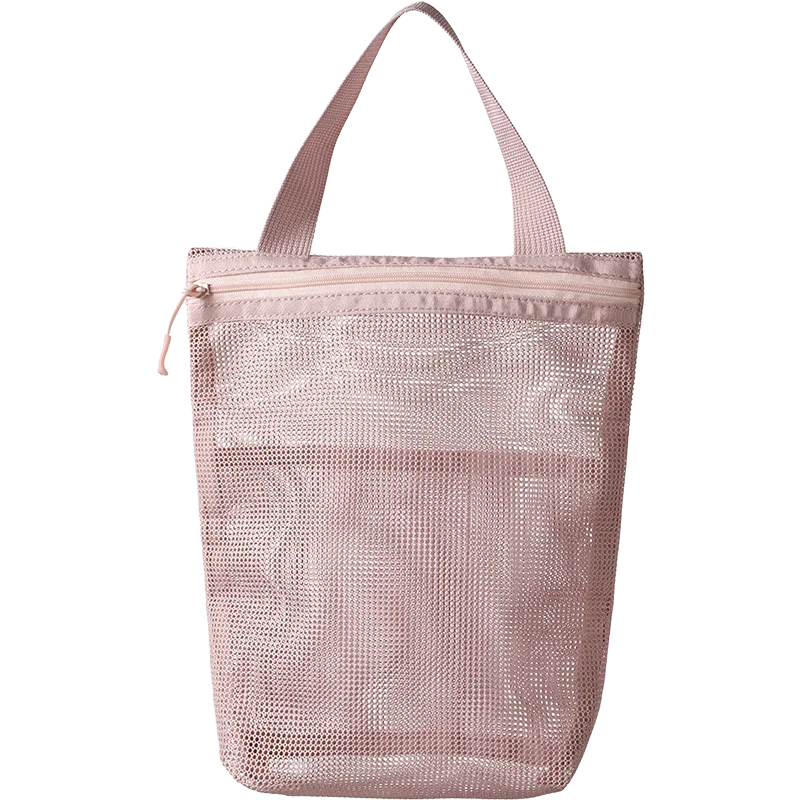 23x26cm Portable Toiletry Bag with Handy Handle Large Capacity Mesh Toiletry Storage Bag Makeup Bag for Business Trips Travel by Passport Outfitters
