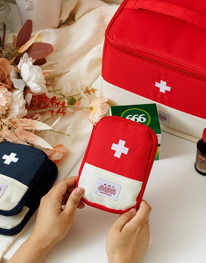 Travel Medicine Bag Pill Storage Pouch Outdoor Essentials Emergency Survival Bag Mini First-aid Kit Portable Home Storage Bag by Passport Outfitters
