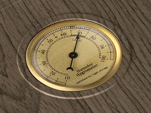 AWOTE Travel Cigar Humidor with Cigar Lighter, Cedar Wood, V Cut Cutter, Portable Cigar Humidor with Humidifier & Hygrometer by Passport Outfitters