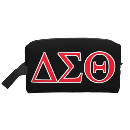 Delta Sigma Theta Sorority Gifts Makeup Bag Cosmetic Organizer Storage Dopp Kit Toiletry Cosmetic Bag for Women Beauty Travel by Passport Outfitters
