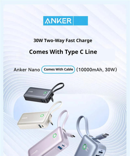 ANKER Nano 10000mAh Power Bank 30W - Passport Outfitters Apparel 