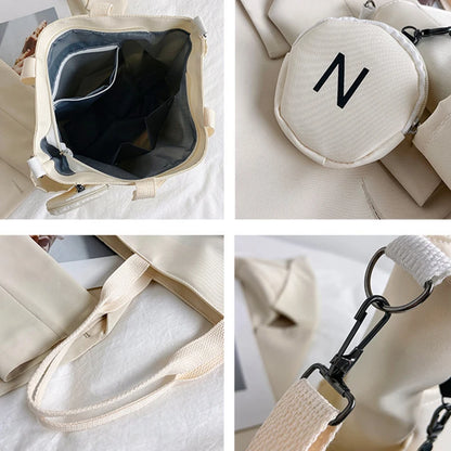 Travel Bag Set - Lightweight Large Capacity with Mini Purse - Passport Outfitters Apparel 