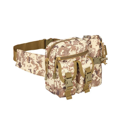 Multi-sport water bottle waist bag is detachable and suitable for outdoor sports such as mountaineering, camping, and hiking by Passport Outfitters
