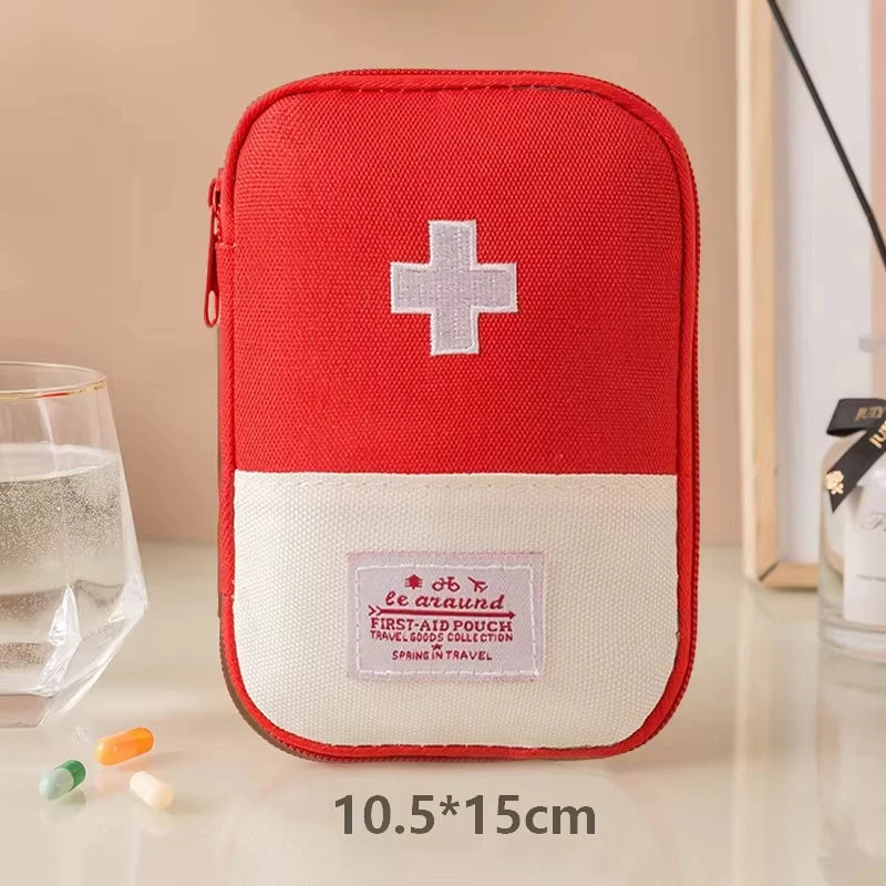 Travel Medicine Bag Pill Storage Pouch Outdoor Essentials Emergency Survival Bag Mini First-aid Kit Portable Home Storage Bag by Passport Outfitters