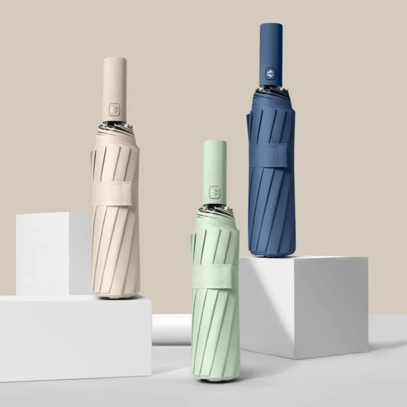 12 Bone Morandi Fully Automatic Travel Umbrella