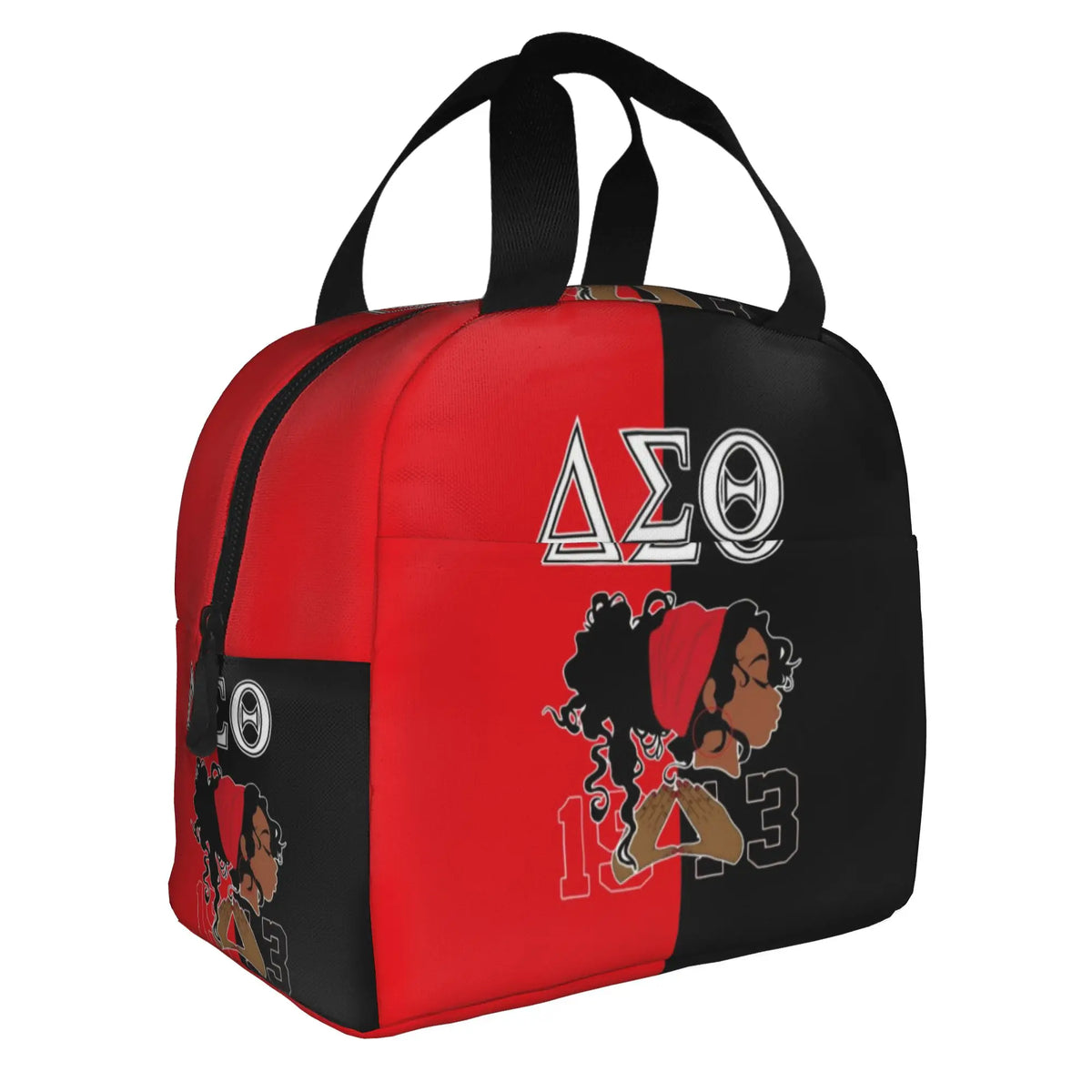 Deltas Sigmas Thetas 1913 DST Sorority Insulated Lunch Tote Bag for Women Portable Cooler Thermal Bento Box Work School Travel by Passport Outfitters