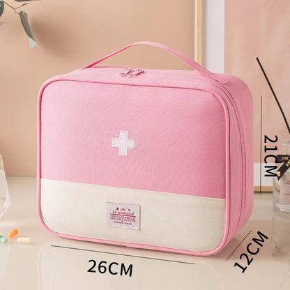 Travel Medicine Bag Pill Storage Pouch Outdoor Essentials Emergency Survival Bag Mini First-aid Kit Portable Home Storage Bag by Passport Outfitters