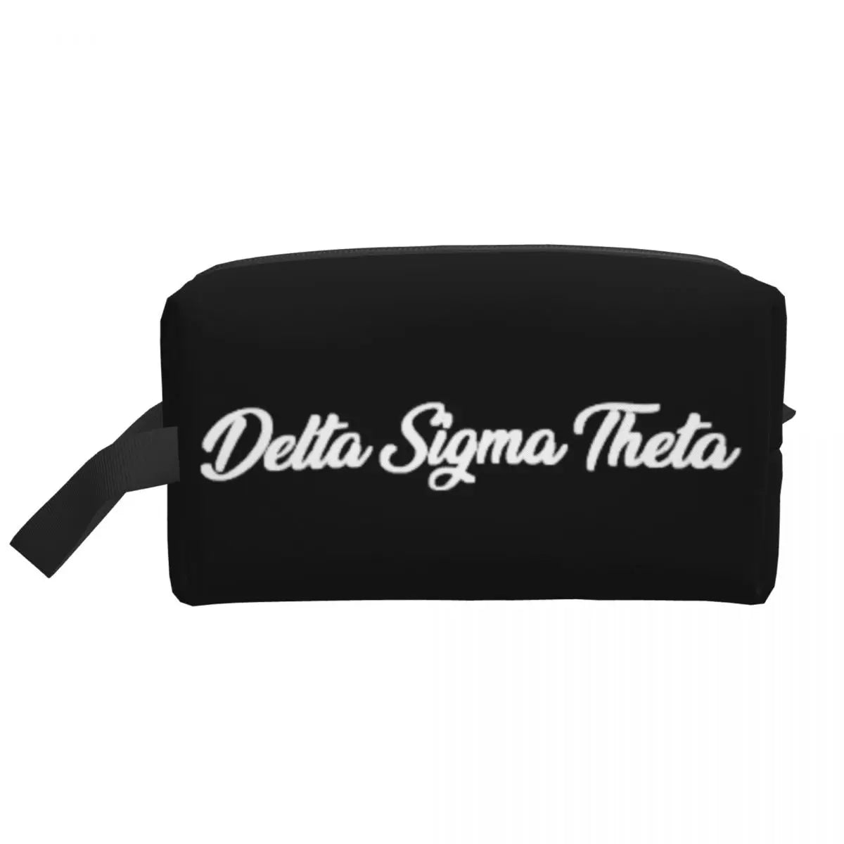 Delta Sigma Theta Sorority Gifts Makeup Bag Cosmetic Organizer Storage Dopp Kit Toiletry Cosmetic Bag for Women Beauty Travel by Passport Outfitters