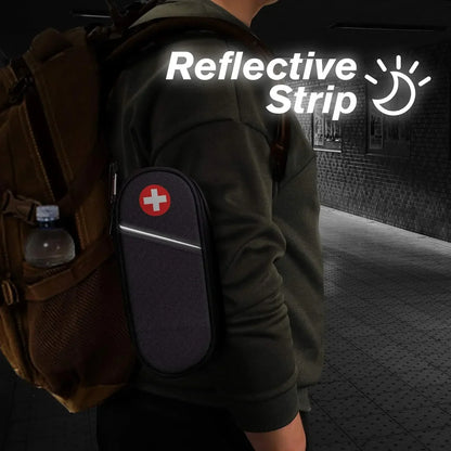 Travel Medication Organizer Bag for Emergency Medical Supplies 2 EpiPens Insulated Pouch Survival Kit Camping Equipment by Passport Outfitters