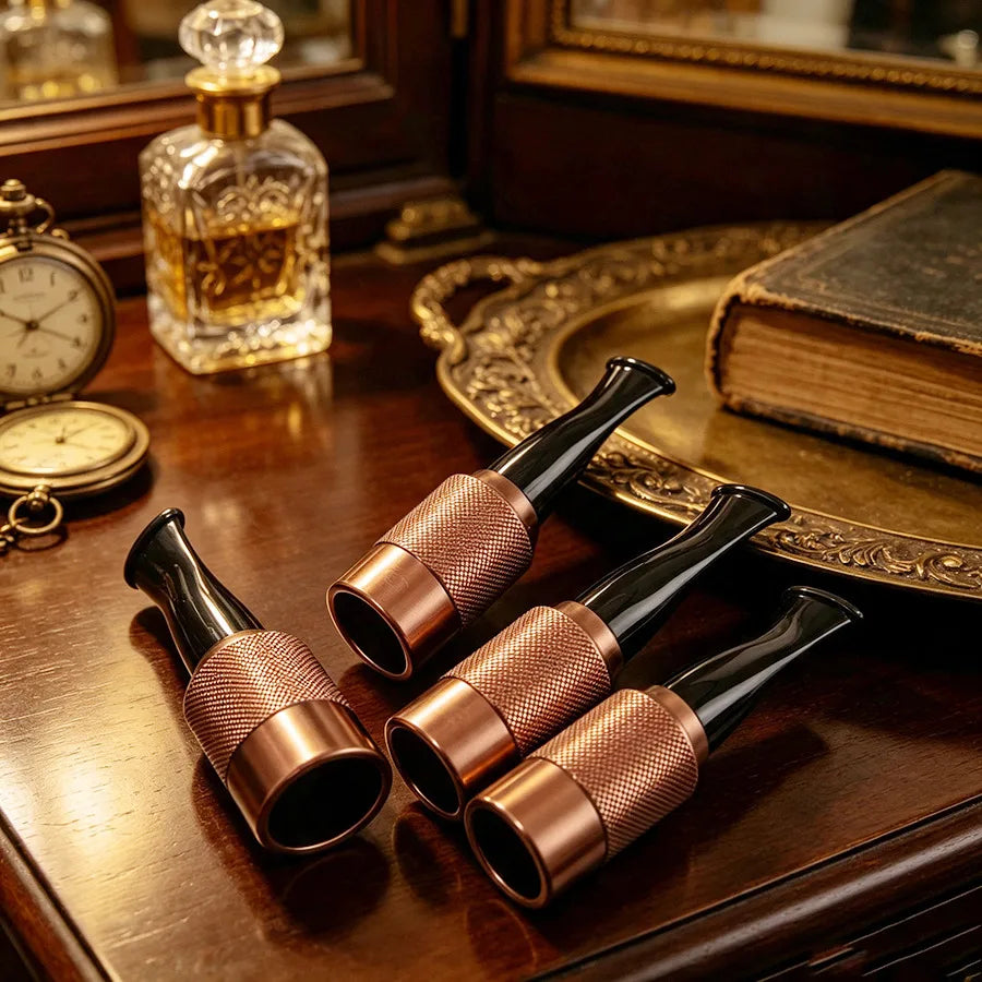 4PCS - Cigar holders, cigar accessories, Cigar mouthpiece, luxurious holiday gifts, Fits Cigars with 36-58 Ring Gauge by Passport Outfitters