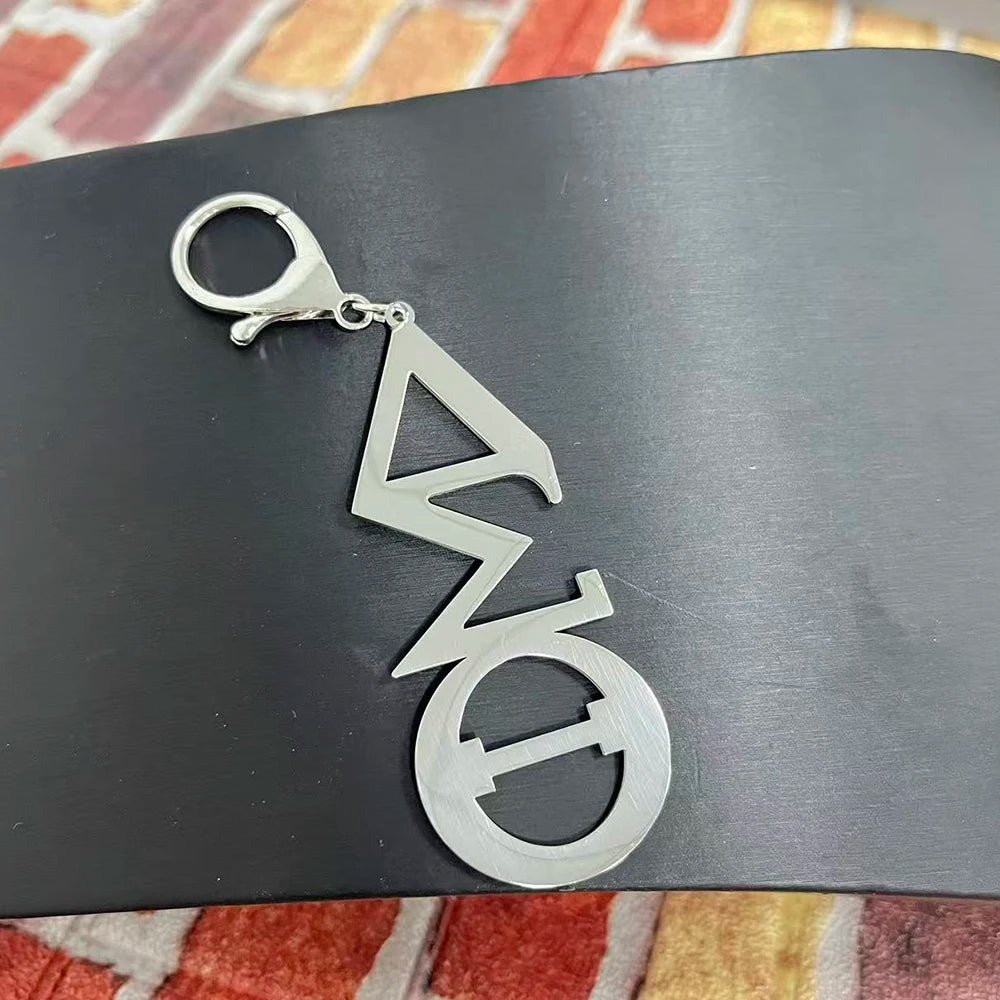 Party sisters Gift Greek Organization Letter Stainless Steel Keychain by Passport Outfitters