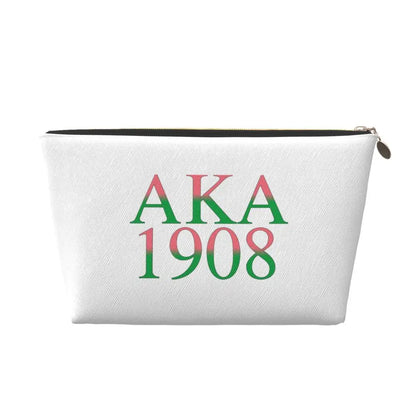 AKA Sorority 10 Women Cosmetic Bags Travel Makeup Organizer Pouch Toiletry Storage Dopp Kit Case by Passport Outfitters