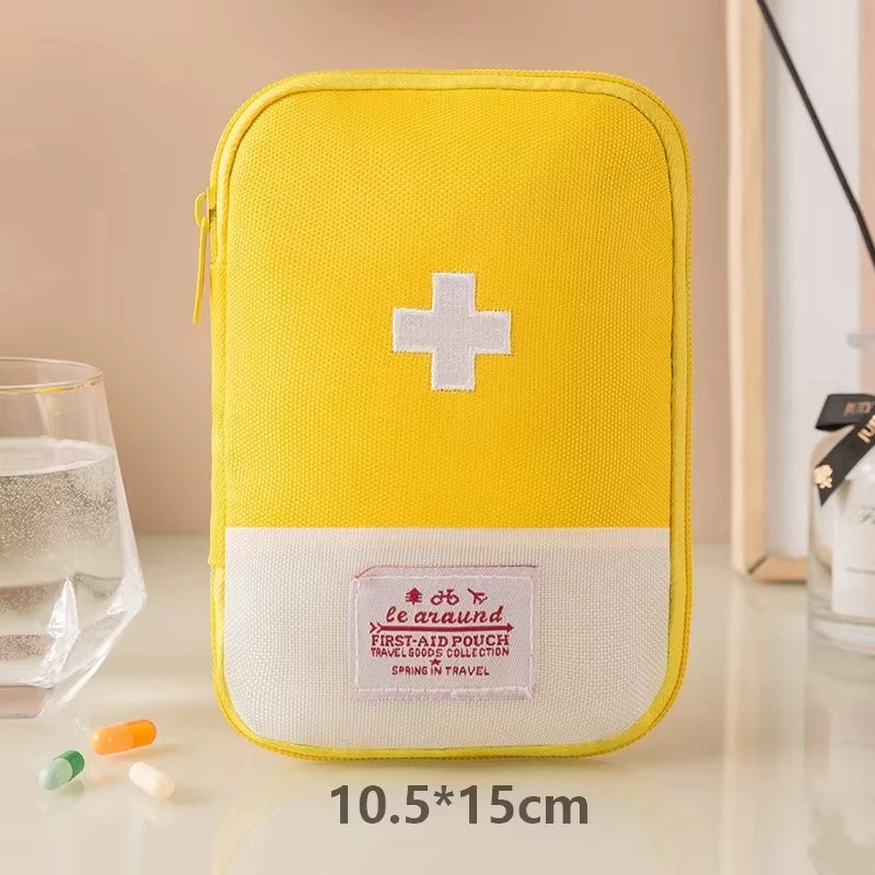 Travel Medicine Bag Pill Storage Pouch Outdoor Essentials Emergency Survival Bag Mini First-aid Kit Portable Home Storage Bag by Passport Outfitters