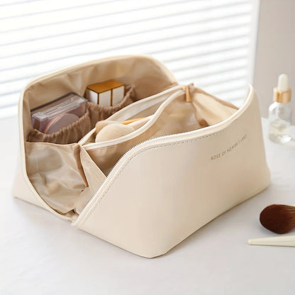 Makeup Organizer Female Toiletry Kit Bag Make Up Case Storage Pouch Luxury Lady Box, Cosmetic Bag, Organizer Bag For Travel Zip by Passport Outfitters