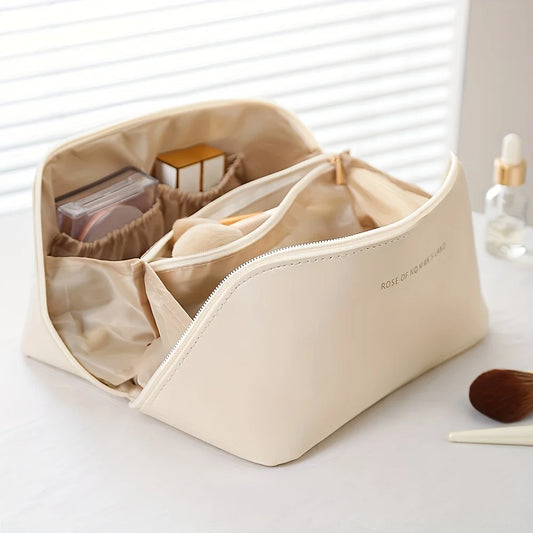 Makeup Organizer Female Toiletry Kit Bag Make Up Case Storage Pouch Luxury Lady Box, Cosmetic Bag, Organizer Bag For Travel Zip by Passport Outfitters