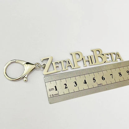 Zeta Phi Beta Stainless Steel Keychain by Passport Outfitters