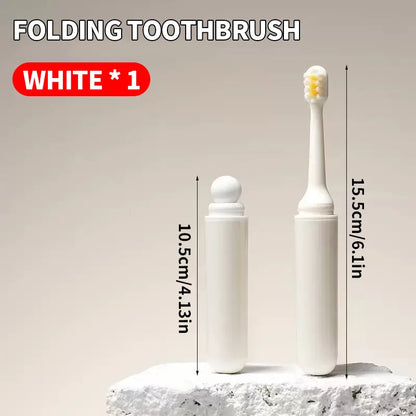 Travel toiletries set -3-in-1 convenient mouthwash cup, toothbrush, toothpaste storage box - essential for business trips by Passport Outfitters