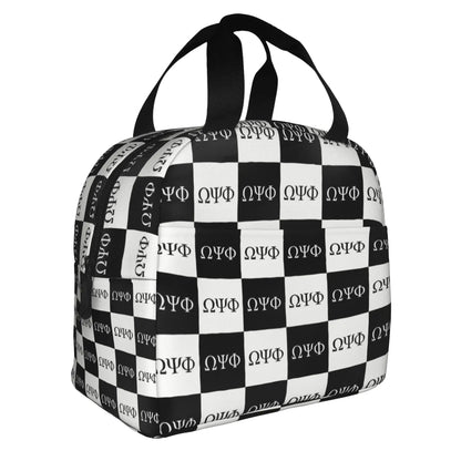 African American Omegas Psi Phi Fraternity Inc Portable Lunch Boxes Leakproof Thermal Cooler Food Insulated Lunch Bag Office by Passport Outfitters