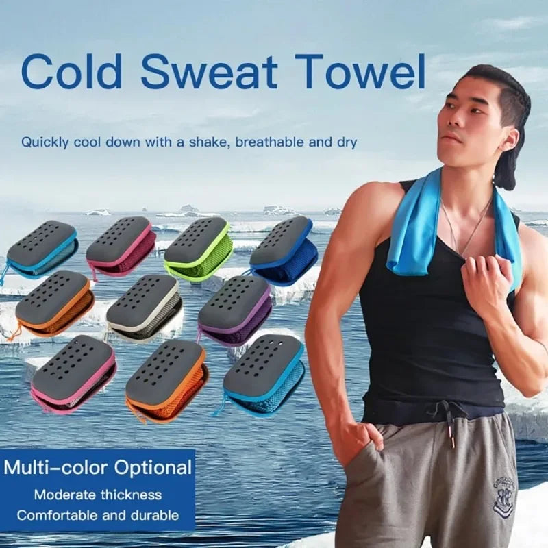 Cooling Fitness Towel Absorbent Instant Dry Cold Towel Face Towel Sports Towel Cold Towel Wash Cloths for Sports Outdoor Gym by Passport Outfitters
