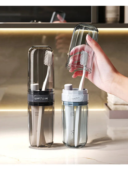 Travel Mouthwash Cup Portable Toothbrush Holder - Passport Outfitters Apparel 