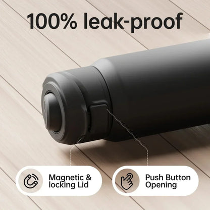 FEIJIAN 710/950ML Stainless Steel Sports Water Bottle with Magnetic Phone Holder Bouncing cover Insulation Cup Magnetic Thermos by Passport Outfitters