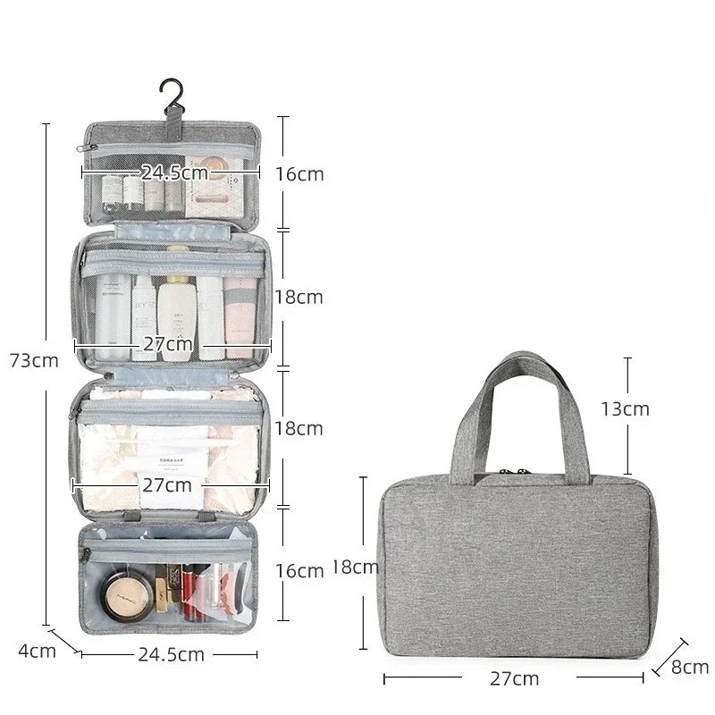 Travel Waterproof Folding Dry and Wet Separation Toiletry Bag - Passport Outfitters Apparel 