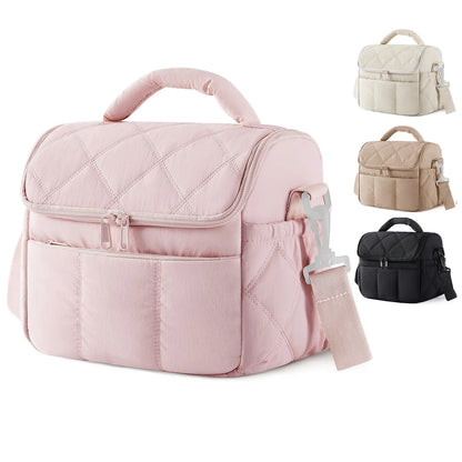 New Nylon Portable Lunch Bag Reusable Multi-functional Insulated Lunch Box Leakproof Insulated Bag Women Special Purpose Bags by Passport Outfitters