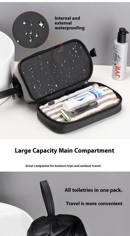 Large Capacity Women's Men Travel Toiletry Bag Makeup Cosmetics Storage Organizer Holer 2-layer Toiletry Washing Bag Waterproof by Passport Outfitters