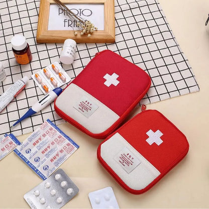 Travel Medicine Bag Pill Storage Pouch Outdoor Essentials Emergency Survival Bag Mini First-aid Kit Portable Home Storage Bag by Passport Outfitters