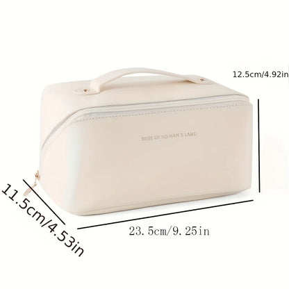 Makeup Organizer Female Toiletry Kit Bag Make Up Case Storage Pouch Luxury Lady Box, Cosmetic Bag, Organizer Bag For Travel Zip by Passport Outfitters