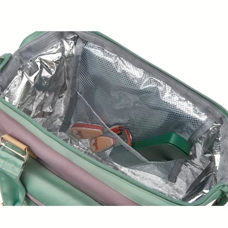 Large Capacity Lunch Bag Fashionable Thermal Cooler Lunchbox Food Bag for Work Keeps Cold and Heat Travel Camping Lunch Bags by Passport Outfitters