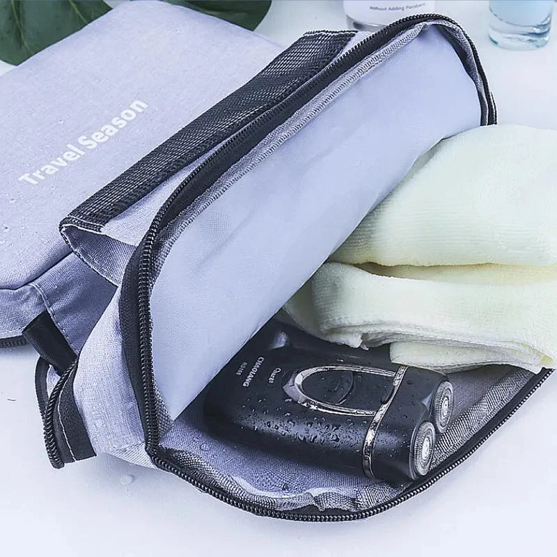 Hanging Travel Toiletry Bag for Men and Women Waterproof Makeup Cosmetic Beautician Folding Bag Bathroom and Shower Organizer by Passport Outfitters