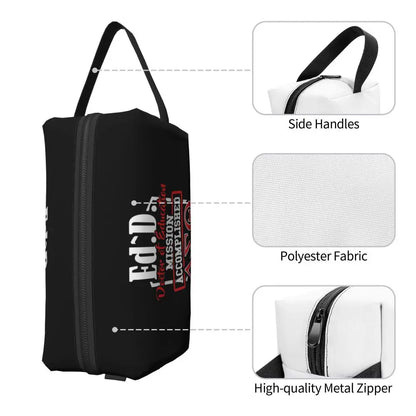 Delta Sigma Theta Sorority Gifts Makeup Bag Cosmetic Organizer Storage Dopp Kit Toiletry Cosmetic Bag for Women Beauty Travel by Passport Outfitters