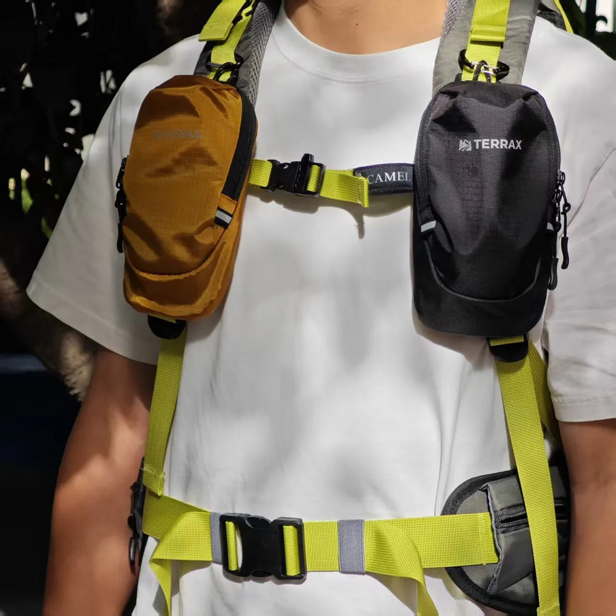 Outdoor Arm Bag Multifunctional Hiking Storage Bag Water Bottle Phone Pouch Adjustable Expand Backpack for Camping Hiking Sports by Passport Outfitters