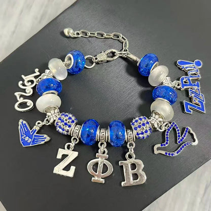 Zeta Phi Beta Charm Bracelet by Passport Outfitters