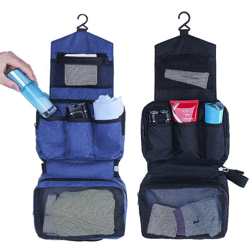 Hanging Travel Toiletry Bag for Men and Women Waterproof Makeup Cosmetic Beautician Folding Bag Bathroom and Shower Organizer by Passport Outfitters