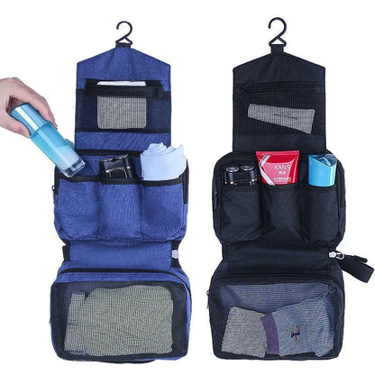 Hanging Travel Toiletry Bag for Men and Women Waterproof Makeup Cosmetic Beautician Folding Bag Bathroom and Shower Organizer by Passport Outfitters
