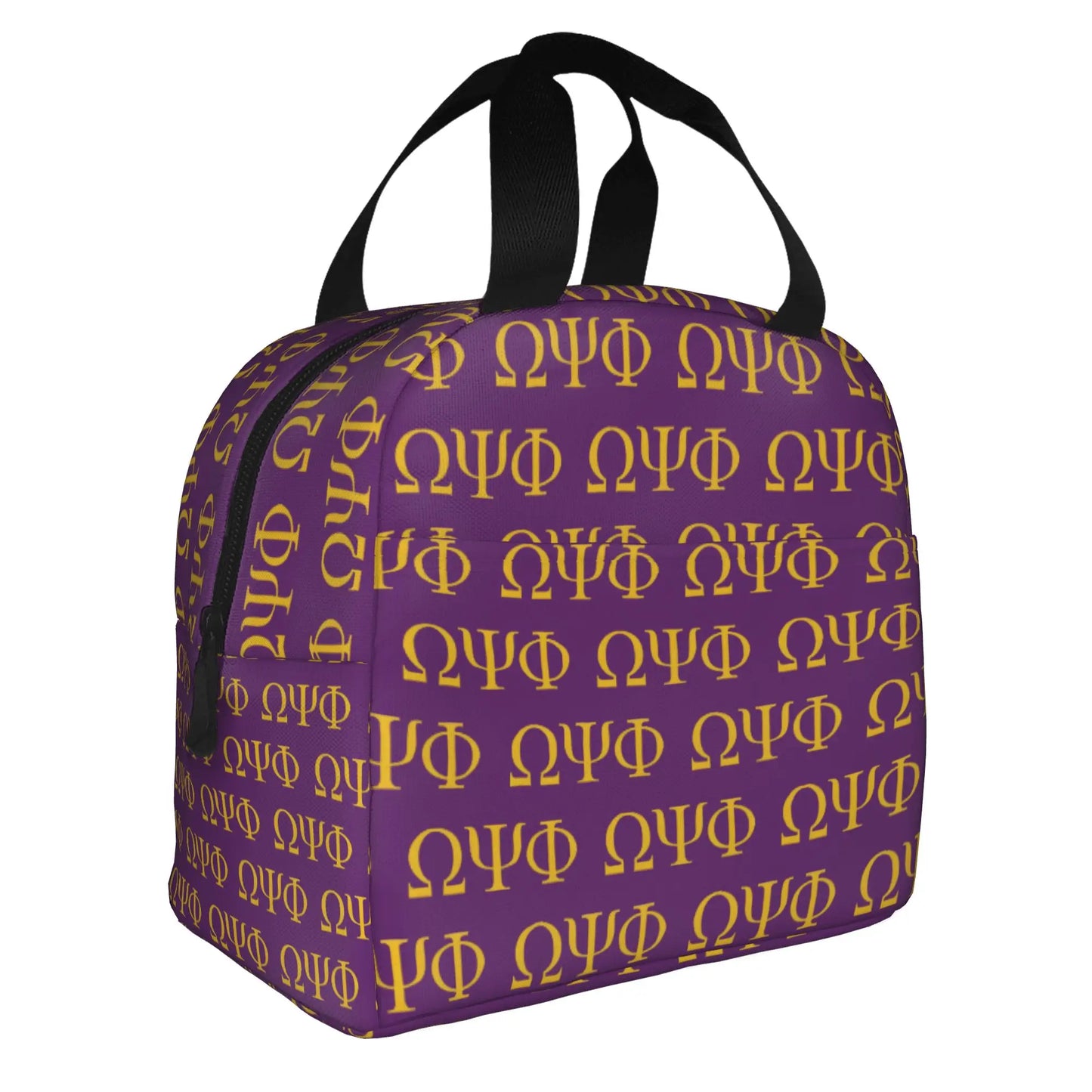 African American Omegas Psi Phi Fraternity Inc Portable Lunch Boxes Leakproof Thermal Cooler Food Insulated Lunch Bag Office by Passport Outfitters