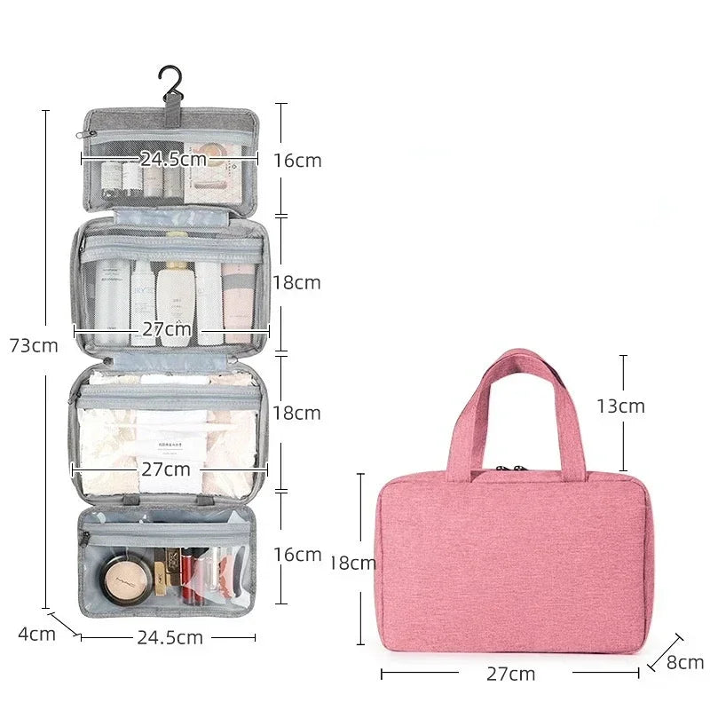 Travel Waterproof Folding Dry and Wet Separation Toiletry Bag - Passport Outfitters Apparel 