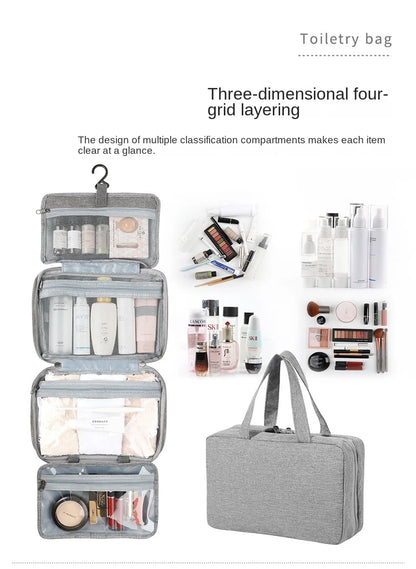 Travel Waterproof Folding Dry and Wet Separation Toiletry Bag - Passport Outfitters Apparel 